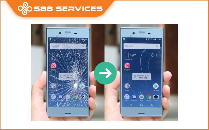 Thay màn hình điện thoại Sony uy tín, giá tốt, lấy nhanh