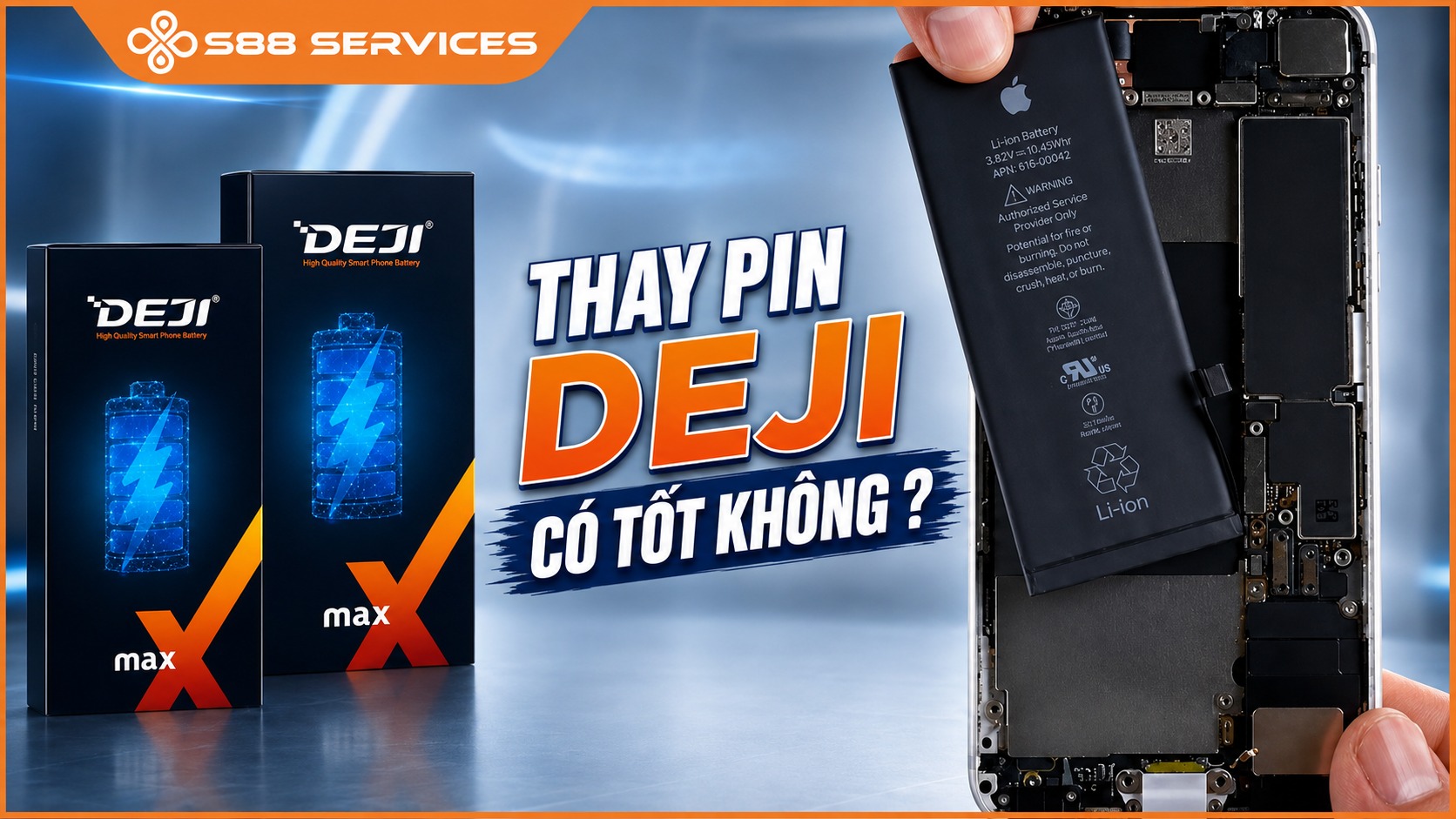 Thay pin Deji có tốt không? Có nên thay pin Deji cho điện thoại hay không?