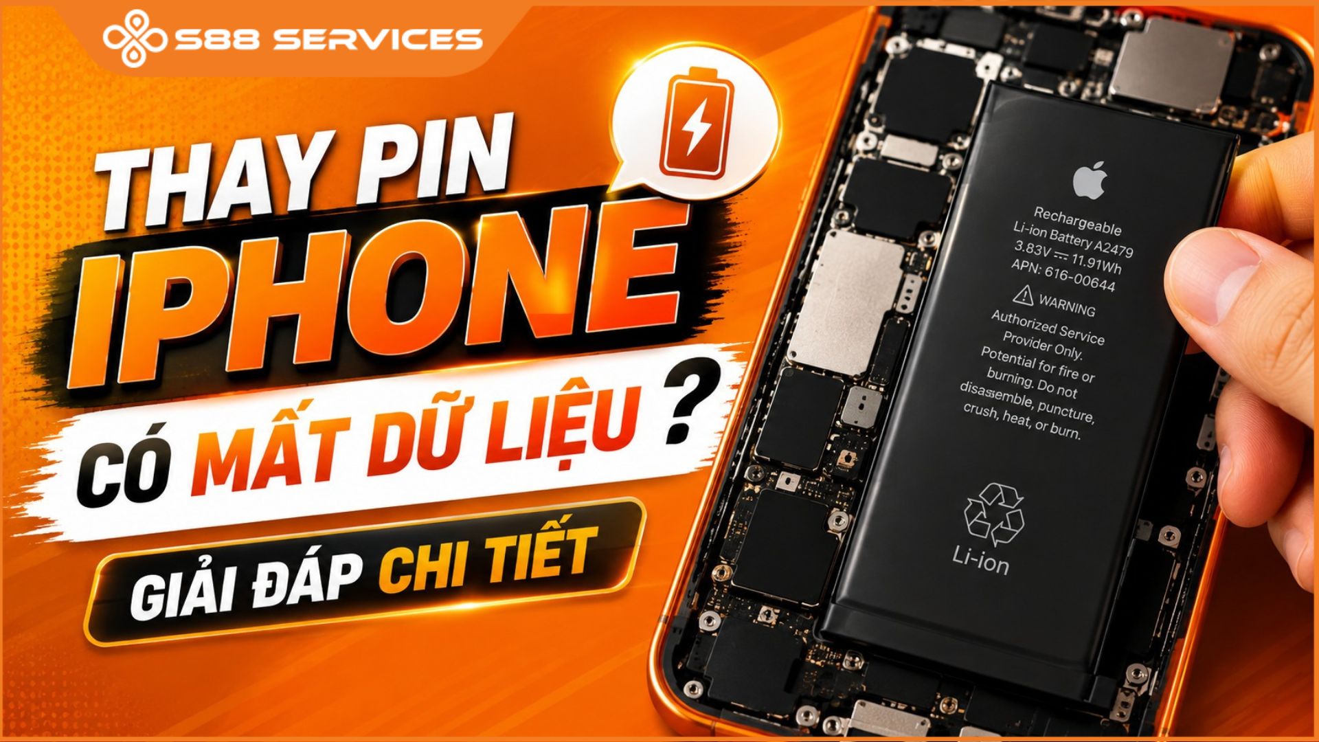Thay pin iPhone có mất zin điện thoại không? Giải đáp chi tiết