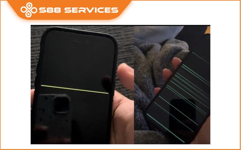 Màn hình iPhone bị sọc đen ngang phải làm sao? Chi tiết cách xử lý