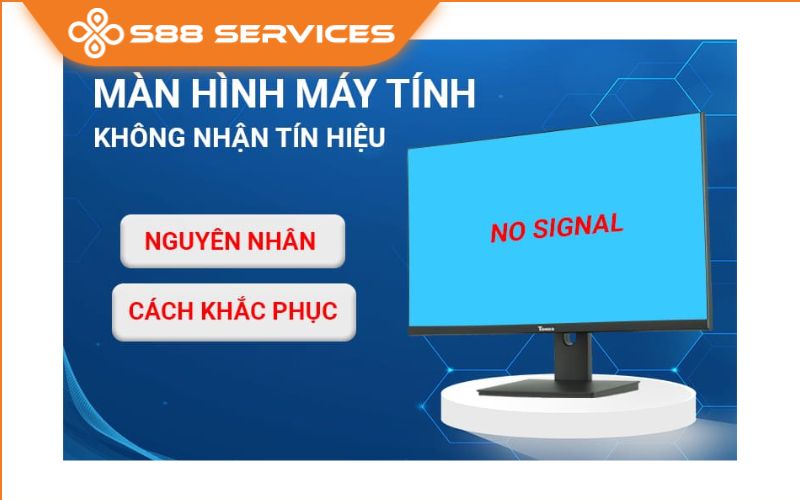 Tự sửa màn hình không nhận tín hiệu chỉ trong phút mốt