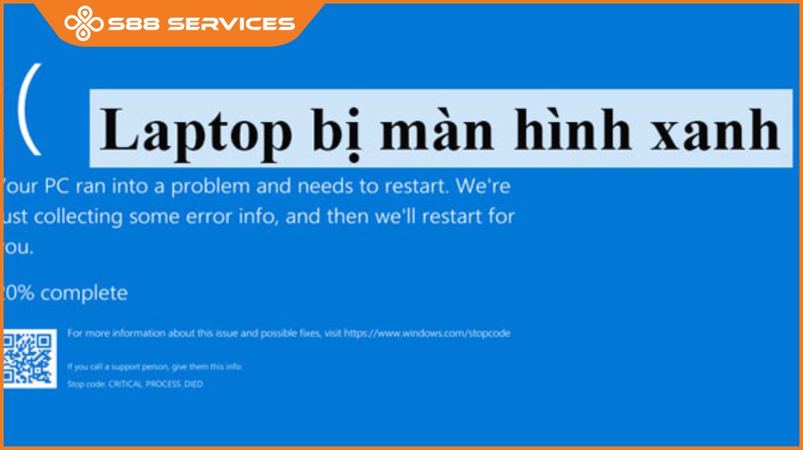 Laptop bị màn hình xanh và cách xử lý nhanh chóng nhất