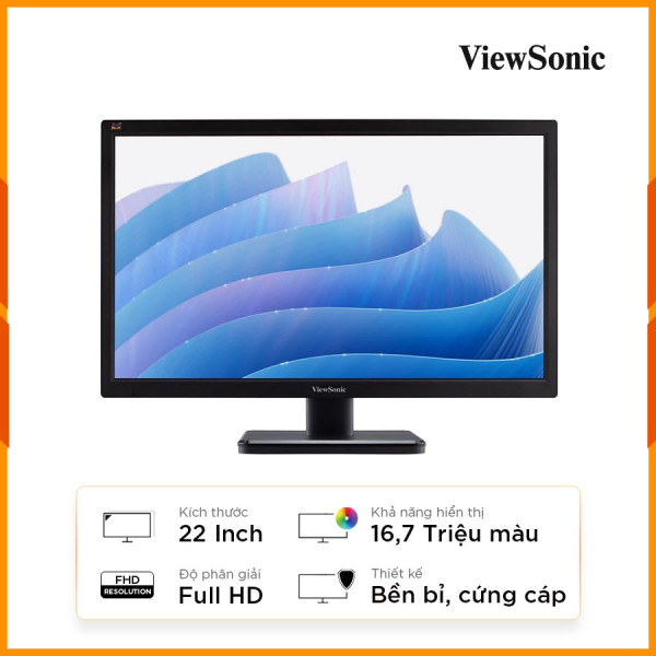 [New 100%] Màn hình 22 Inch ViewSonic VA2223-H Full HD Mới  
