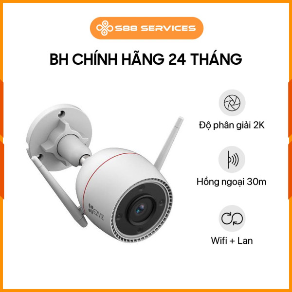 [New 100%] Camera IP Wifi Ngoài Trời Ezviz H3C 2K 3MP Color
