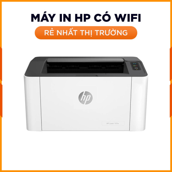 [New 100%] Máy In HP 107W-4ZB78A (Wifi) - In Laser Đen Trắng
