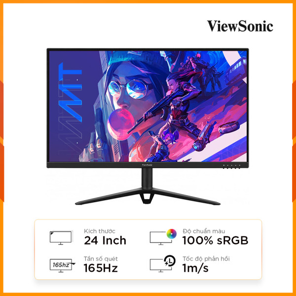 [New 100%] Màn Hình Gaming 24 Inch ViewSonic VX2479-HD-PRO (IPS / 165Hz / 1ms / 100% sRGB)