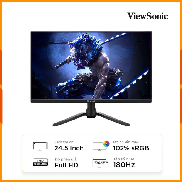 [New 100%] Màn hình Gaming 24.5 Inch Viewsonic VX2528 (Full HD / IPS / 180Hz)