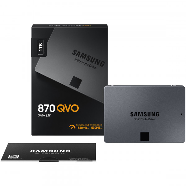 [New 100%] Ổ cứng SSD 2.5 1TB Samsung 870 QVO MZ-77Q1T0BW - Hàng Chính Hãng